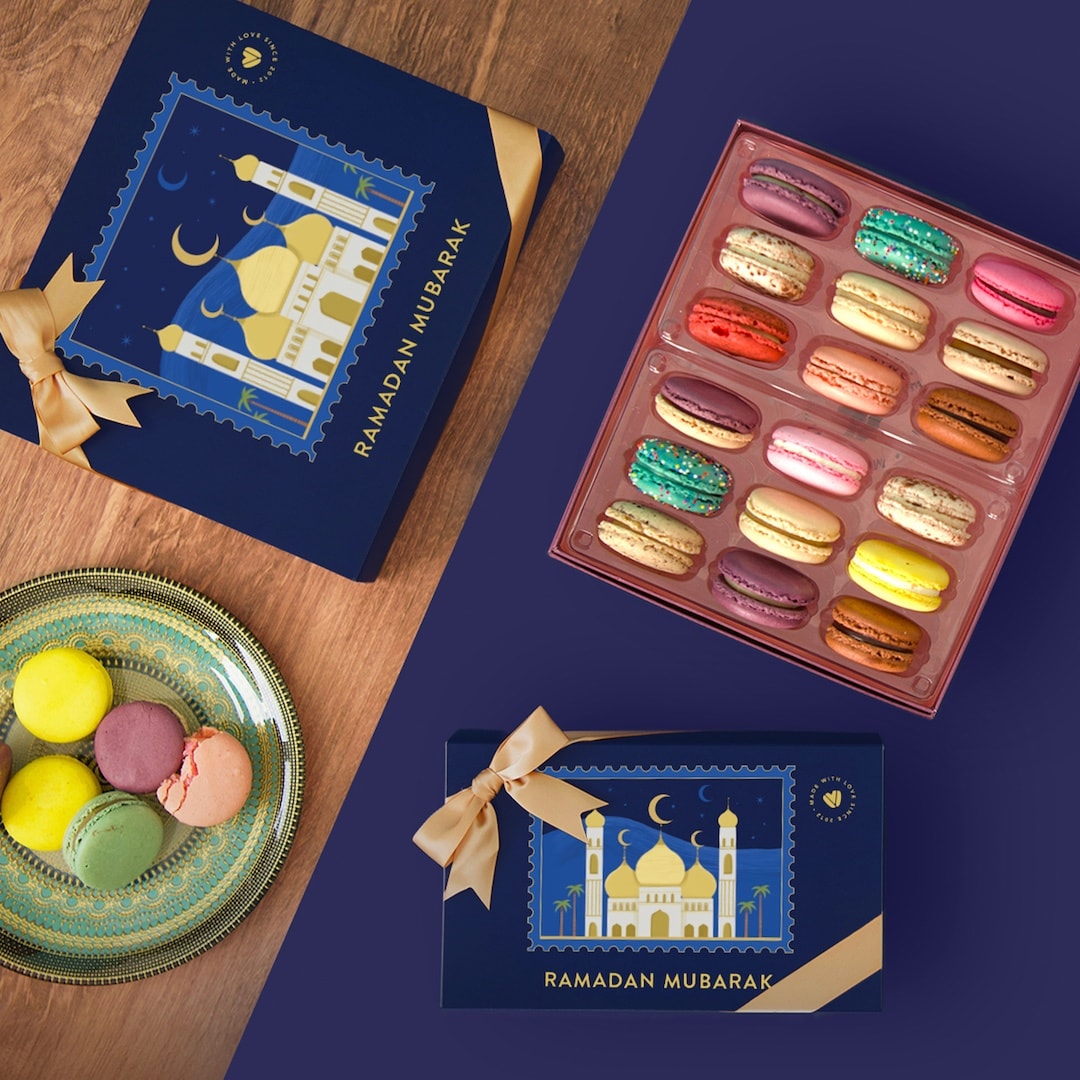 Ramadan Mubarak Tasting Box (18 macarons)