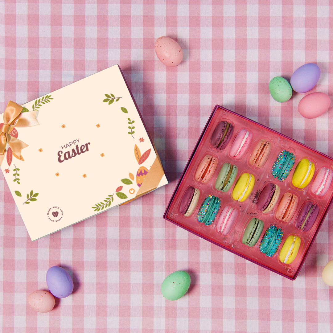 Build Your Own Hatched Macarons Box (18 macarons)