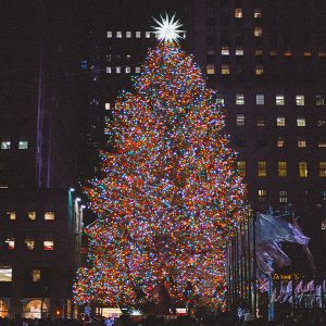 Rockefeller big Christmas tree. 